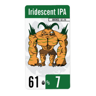 beer-beast.com - Étiquette de bière - Vert