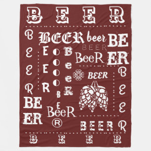 BEER BEER BEER! FLEECE BLANKET
