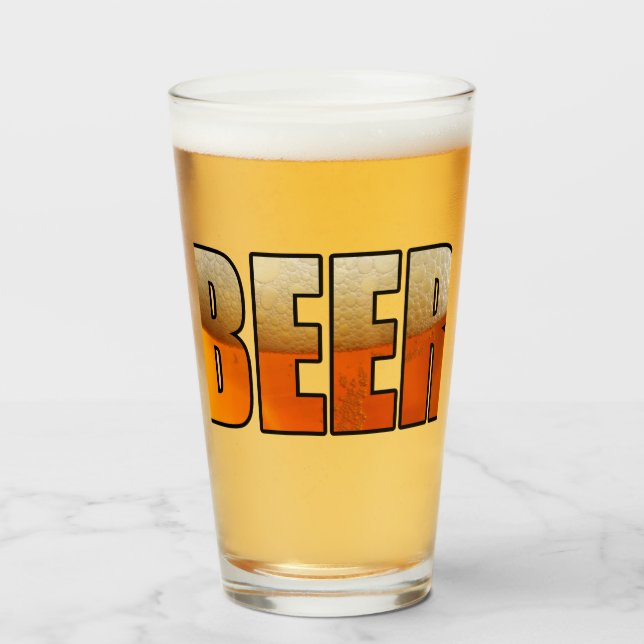 Beer, Beer lovers Glass (Front Filled)