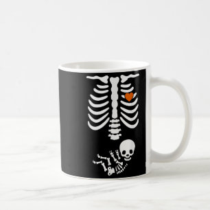 Beer Belly &amp; Baby Skeleton Pregnancy Couples H Coffee Mug