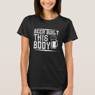 Beer Belly Saying Raccoon Belly Beer Saying T-Shirt