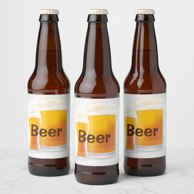 Beer Beverage Beer Bottle Label (Bottles)