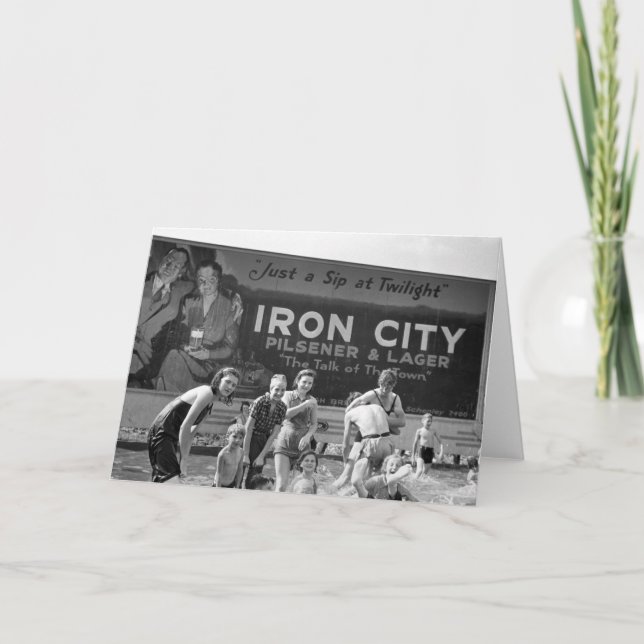 Beer Billboard, 1938 Card (Front)