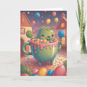 Beer Birthday Bash Celebration Card