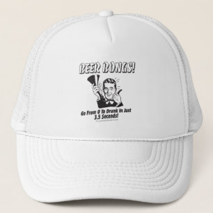 Beer Bongs: Go From 0 To Drunk In 3.5 Trucker Hat