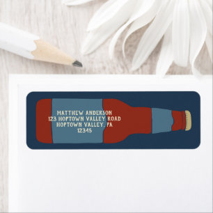 Beer Bottle Custom Return Address