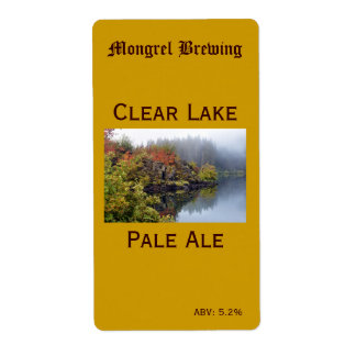 Beer Bottle Label