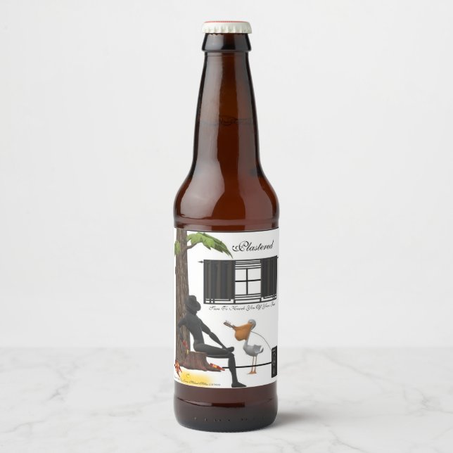 Beer Bottle Label By James Michael Miller   (Front)