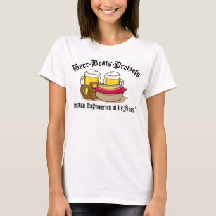 Beer Brats Pretzels German T-Shirt