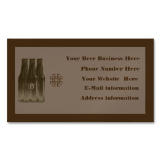 Beer Brew Business Card Magnet 1