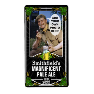 Beer Brew Photo personnalisée Homebrew Bouteille N