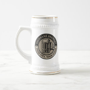 Beer Brewing Personalized NAME Brewery Big Mug