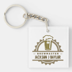 Beer Brewmaster Keychain