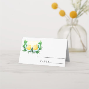 Beer bridal shower - wedding place cards