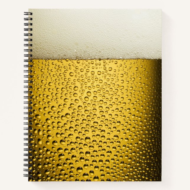 Beer Bubbles 1 Notebook (Front)