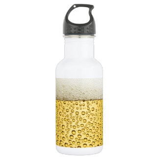 Beer Bubbles Ale Amber Drink 532 Ml Water Bottle