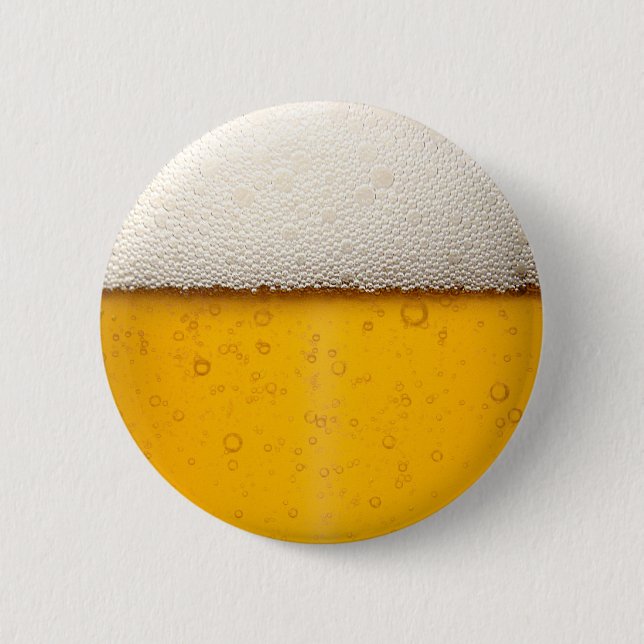Beer Bubbles Close-Up 2 Inch Round Button (Front)