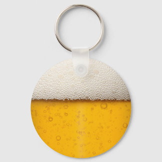 Beer Bubbles Close-Up Keychain