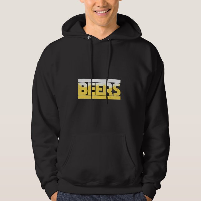 Beer Bubbles Drinking Game Champion Beer Lover Par Hoodie (Front)