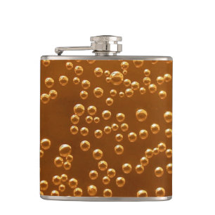 Beer Bubbles Hip Flask
