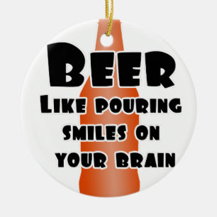 Beer Ceramic Ornament