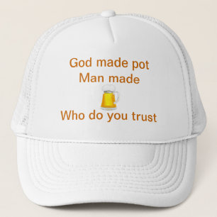 Beer cheer for happy people trucker hat