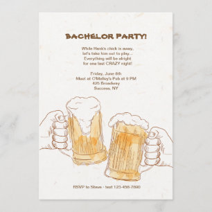 Beer Cheers Invitation