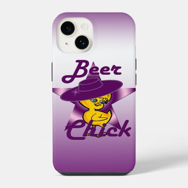 Beer Chick #9 iPhone Case (Back)