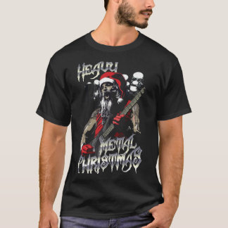 Beer Christmas Bar Drink Ice Winter Motif T-Shirt