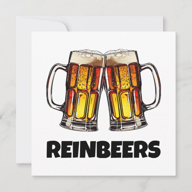 Beer Christmas Reinbeers (Front)
