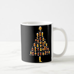 Beer Christmas Tree Men Women Beer Ugly Christmas Coffee Mug
