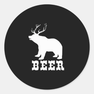 Beer Classic Round Sticker