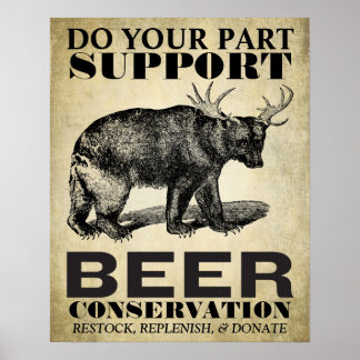 Beer Conservation Poster