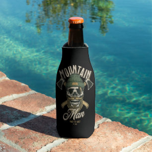 Beer cooler feat, manly things like axes & a skull