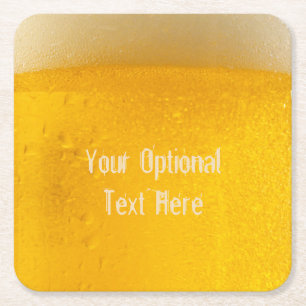 BEER custom coasters