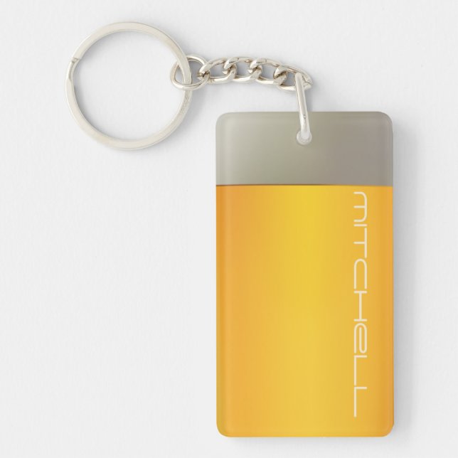 BEER custom name key chain (Front)