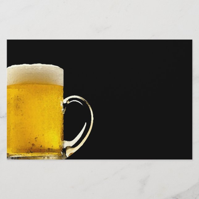 Beer Customized Stationery (Front)