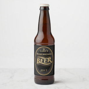 Beer Design Home Brew Label