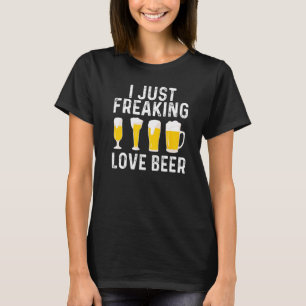 Beer Designs For Men Women Cerveza Drinkers Alcoho T-Shirt