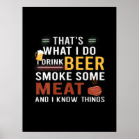Beer Drinker I Drink Beer Smoke Some Meat Birthday