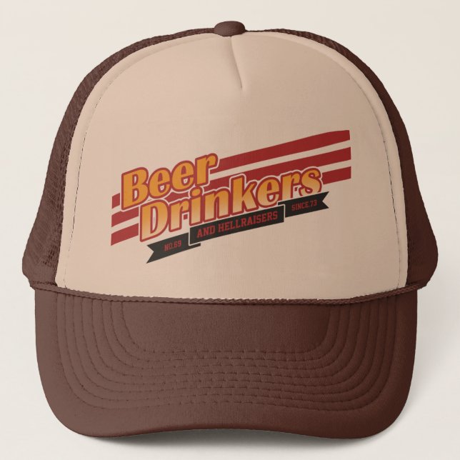 Beer Drinkers and Hellraisers Trucker Hat (Front)