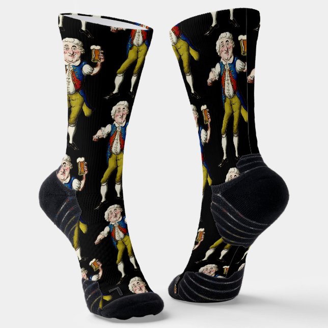 Beer Drinker's Crew Socks (Angled)
