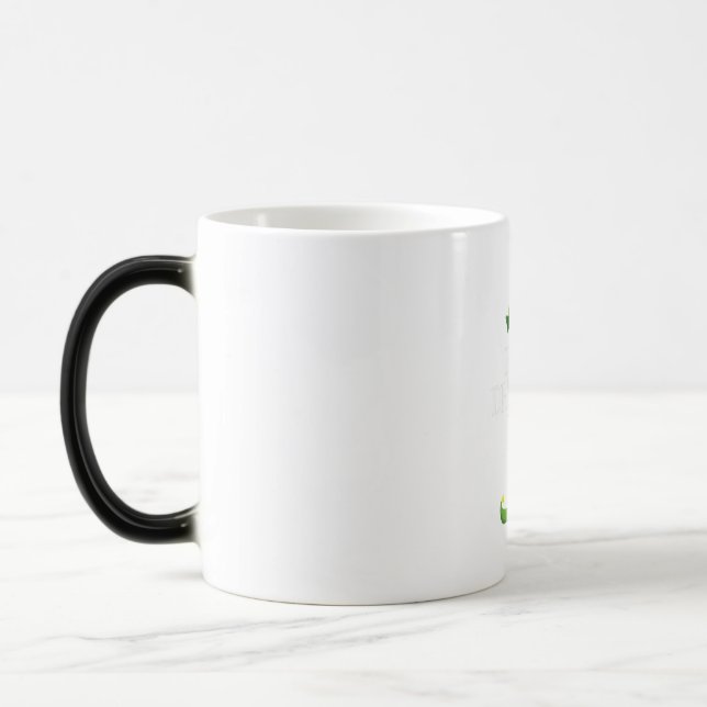 Beer Drinking Christmas Birthday Magic Mug (Left)
