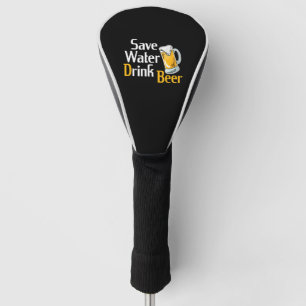 Beer drinking party celebrations beer drinker save golf head cover