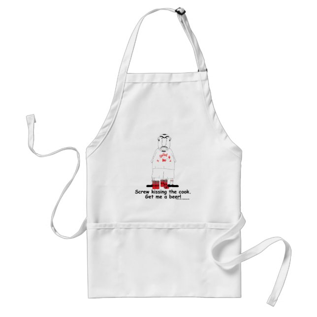 Beer Drinking Sarcastic, Grilling Crabby Cook Standard Apron (Front)