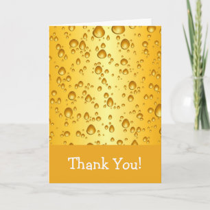 Beer Drops You Thank Card