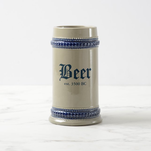 Beer, est. 3500 BC Beer Stein (Center)