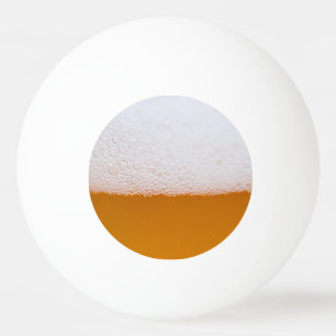 Beer foam ping pong ball