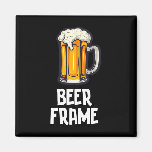 Beer Frame - Disc Golf And Bowling Magnet