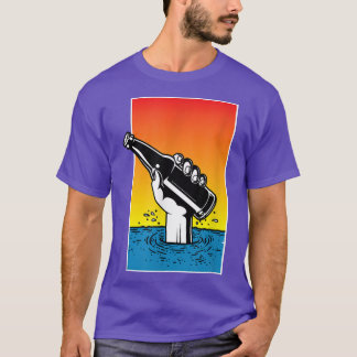 Beer From Lake Pool Beer Bottle Party  T-Shirt